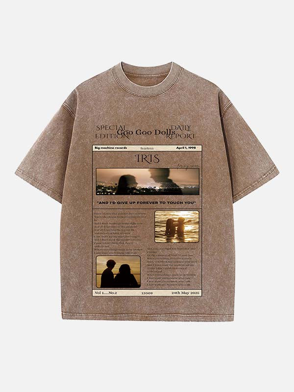 The Goo Goo Dolls Print Round Neck T-shirt