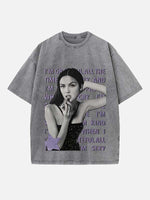 Olivia Rodrigo Print Round Neck T-shirt