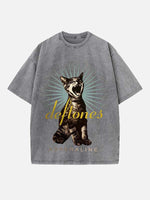 Deftones Print Round Neck T-shirt