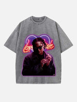 Don Toliver Print Round Neck T-shirt