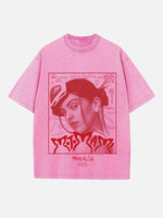 Rosalía Print Round Neck T-shirt