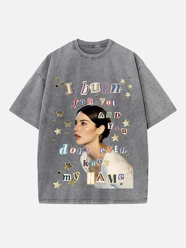 Gracie Abrams Print Round Neck T-shirt