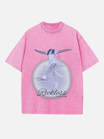 Madison Beer Print Round Neck T-shirt