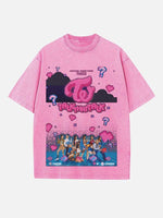TWICE Print Round Neck T-shirt