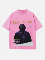 Don Toliver Print Round Neck T-shirt