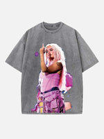 Karol G Print Round Neck T-shirt