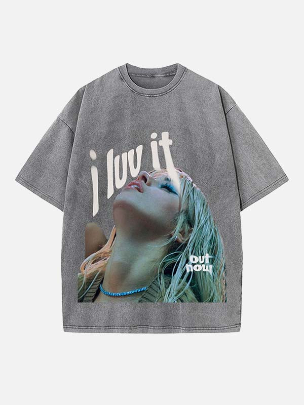 Camila Cabello Print Round Neck T-shirt