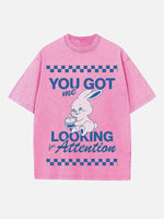 NewJeans Print Round Neck T-shirt