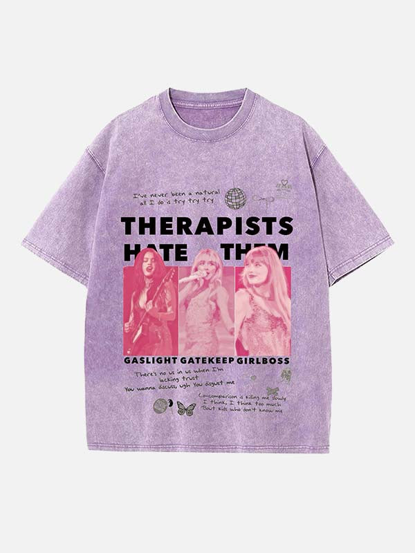 Sabrina Carpenter Print Round Neck T-shirt