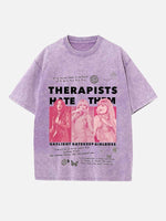 Sabrina Carpenter Print Round Neck T-shirt