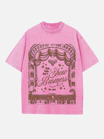 Taylor Swift Print Round Neck T-shirt