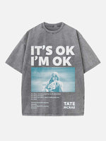 Tate McRae Print Round Neck T-shirt