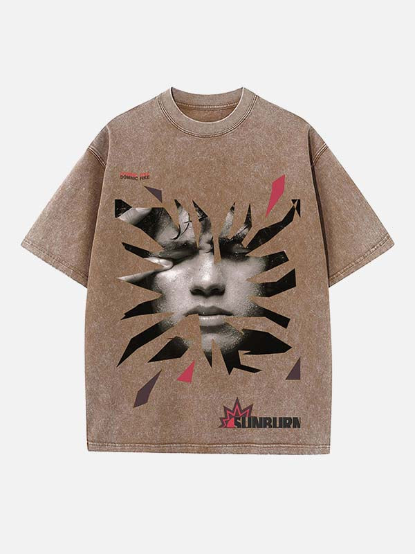 Dominic Fike Print Round Neck T-shirt