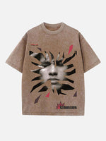 Dominic Fike Print Round Neck T-shirt