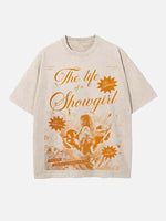 Taylor Swift Print Round Neck T-shirt