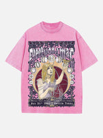 Fleetwood Mac Print Round Neck T-shirt