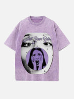 Olivia Rodrigo Print Round Neck T-shirt