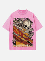 Fall Out Boy Print Round Neck T-shirt