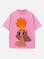 Karol G Print Round Neck T-shirt