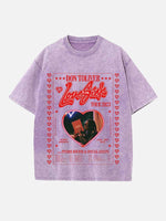 Don Toliver Print Round Neck T-shirt