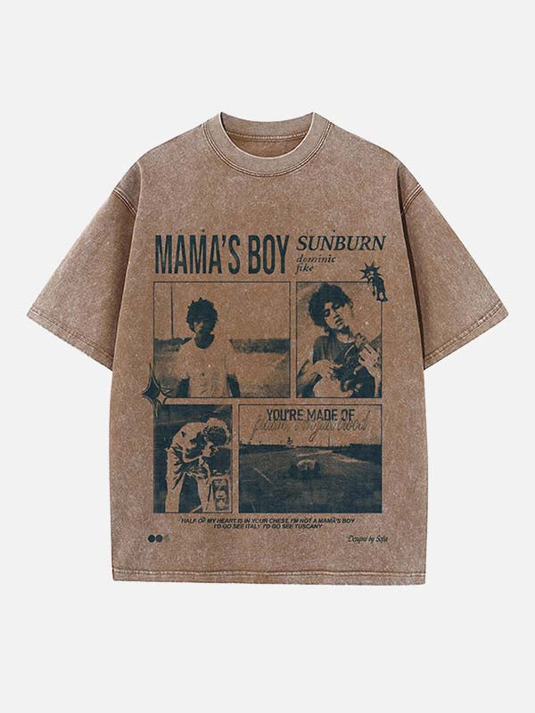 Dominic Fike Print Round Neck T-shirt