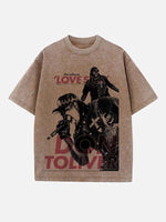 Don Toliver Print Round Neck T-shirt