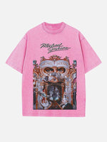 Michael Jackson Print Round Neck T-shirt