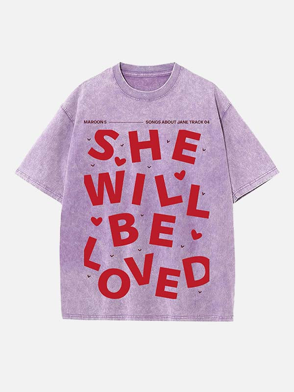 Maroon 5 Print Round Neck T-shirt