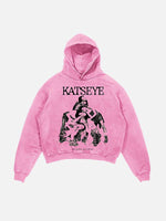 KATSEYE Print Slant Pockets Hoodie