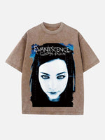 Evanescence Print Round Neck T-shirt