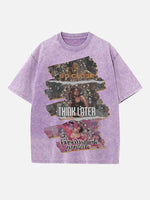 Tate McRae Print Round Neck T-shirt