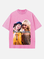 Sabrina Carpenter Print Round Neck T-shirt