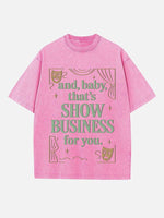 Taylor Swift Print Round Neck T-shirt