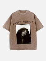 Olivia Dean Print Round Neck T-shirt