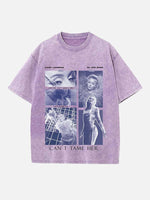 Zara Larsson Print Round Neck T-shirt