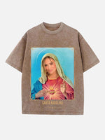 Karol G Print Round Neck T-shirt