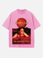 Kali Uchis Print Round Neck T-shirt