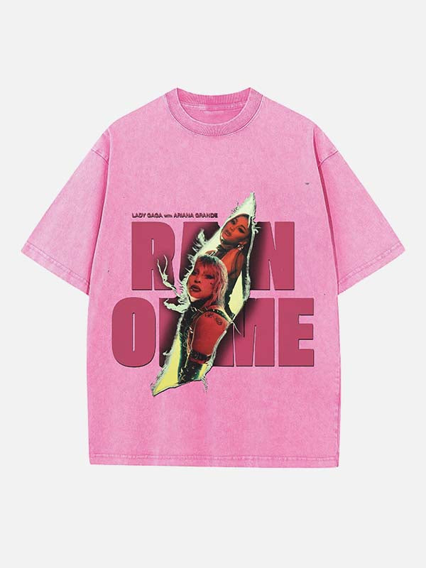 Ariana Grande Print Round Neck T-shirt