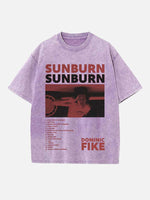 Dominic Fike Print Round Neck T-shirt