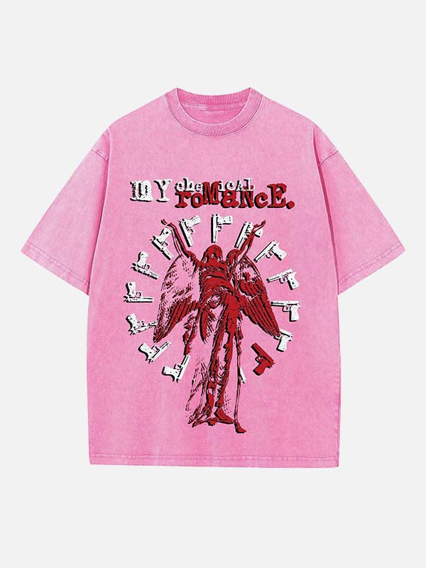 My Chemical Romance Print Round Neck T-shirt