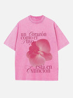 Kali Uchis Print Round Neck T-shirt