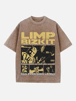 Limp Bizkit Print Round Neck T-shirt