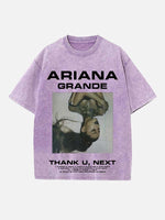 Ariana Grande Print Round Neck T-shirt