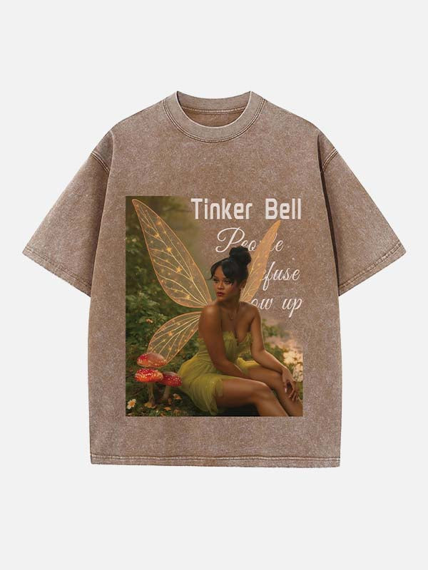 Rihanna Print Round Neck T-shirt