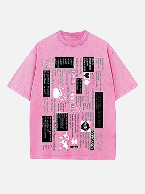 OneRepublic Print Round Neck T-shirt