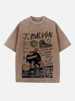 J Balvin Print Round Neck T-shirt