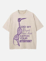 Tate McRae Print Round Neck T-shirt