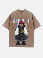 Billie Eilish Print Round Neck T-shirt