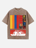 ABBA Print Round Neck T-shirt