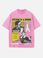 System of a Down Print Round Neck T-shirt